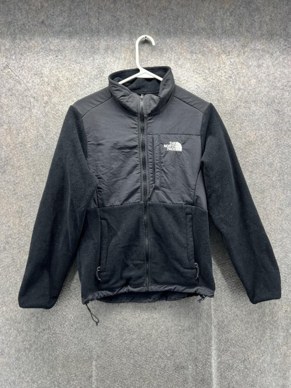 The North Face Jacket Women Small Black Fleece Full Zip Denali Pockets Winter